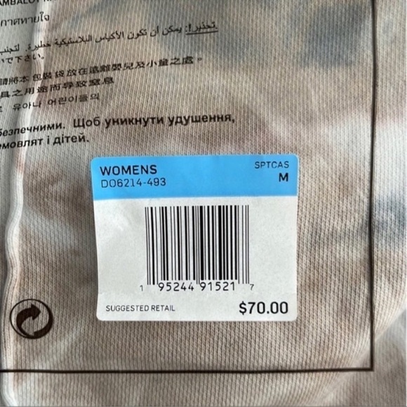 (NWT) Nike Loose Fit Tie Dye Cuffed Sweatpants in Slate Blue, Medium - Picture 13 of 16